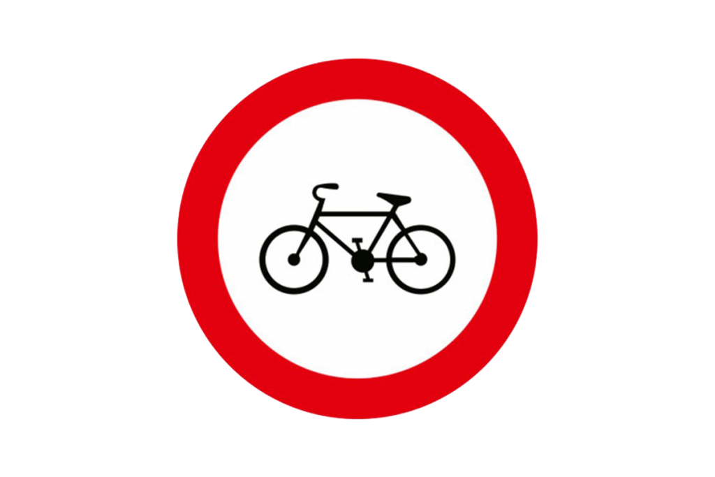 bisiklet giremez levhası TT-8