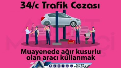 34/c Trafik Cezası Nedir? Muayenesiz Araç Cezası 2025 39/4 34/c trafik cezası ve 34'e c itiraz dilekçesi hazırlayabilmeniz için yapmanız gereken bilgileri içermektedir.