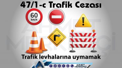 47/1-c Trafik Cezası Nedir? Trafik İşaretlerine Uymama Cezası 2025 51/2-a 47/1-c trafik cezası trafik levhalarına uymamak olarak bilinmektedir. 132 lira ceza yazılmaktadır. 47/1c itiraz dilekçesi ve 47 1c nedir sizler için açıkladım