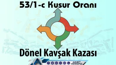 53/1c Kusur Oranı Nedir? İtiraz Dilekçesi (Kesin Sonuç) 2025 53/1c trafik kazası 53/1-c kusur maddesi asli kusur olarak sayılmaktadır. Genel olarak 53/1c %75 (yetmiş beş) olarak kabul edilir. 53/1c birinci derecede sorumlu anlamına gelir.