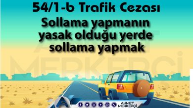54/1-b trafik cezası sollama yapmanın yasak olduğu yerde sollama yapmak olarak bilinmektedir. 288 lira ceza yazılmaktadır. 54/1b itiraz dilekçesi ve 54 1b nedir sizler için açıkladım