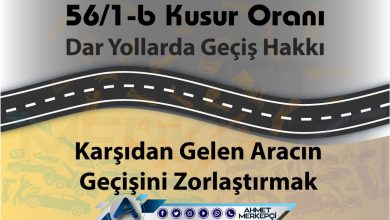 56/1b Kusur Oranı Nedir? Dar Yollardaki Trafik Kazası 2025 56/1b 56 1b kusur oranına itiraz dilekçesi 56/1b maddesine itiraz nasıl yapılır